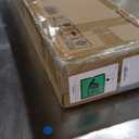 KEIKI Full Size Metal Loft Bed Frame with Convertible Staircase, Built-in Storage Shelves & Wardrobe, Loft Bed with Solid Slats & Guardrail, No Box Spring Required, Easy Assembly, for Bedroom, White