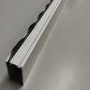 Bottom Expander for Security Storm Door .1" Thickness ONLY - 35.5"x1" White