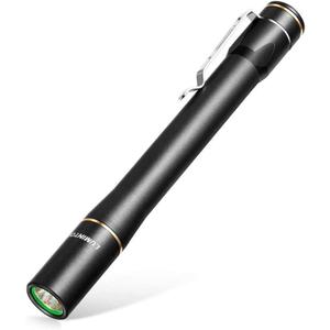 LUMINTOP IYP365 Penlight, Super Bright 200 Lumens Cree LED, IPX-8 Water Resistant, 3 Modes, Powered by 2AAA Battery for Inspection, Work, Repair (Black Aluminum Cree)