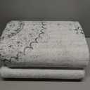 Istana 5x7 Area Rug - Grey/Gold Rugs for Living Room 5x7 - Foldable Rugs for Bedroom - Stain Resistant Washable Rug - Eco-Friendly Boho Area Rugs - Easy to Clean Living Room Rug