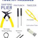 CRWON PTH50 Pallet Jack Wheel Replacement Kit Set Complete