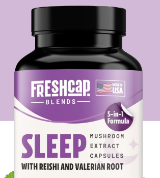FreshCap 5-in-1 Sleep Supplement, Magnesium for Jamaica, EXP 07/2025