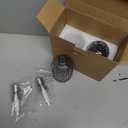 18Oz Gray Glass Soap Dispenser with Rust Proof Pump, Refillable Kitchen Soap Dis 2 Pcs