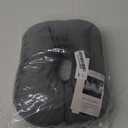 Ear Piercing Pillow for Side Sleepers - Donut Pillow for Ear Pain Relief, Guard Pillow (Light Grey)