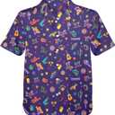 HUGLAZY Fiesta Shirts for Men Fiesta Attire Mexican Shirts Taco Party Cinco De Mayo Outfit Funny Hawaiian Shirt Camisas Mexicanas para Hombre, Large (Red, L)