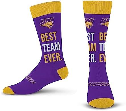 For Bare Feet Best Team Ever Crew Sock NCAA 2 Pack