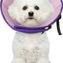 Dog Cone Collar Soft Cone for Medium Dogs After Surgery Adjustable Elizabethan Collar for Dogs to Stop Licking Wounds, Biting Stitches Professional Pet Recovery Cones E-Collar for Dog M (Neck Girth:11.02"-14.17")