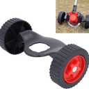 Weed Trimmer Support Wheel, Grass Cutter String Trimmer Support Wheel Lawn Mower Auxiliary Wheels, Trimmer Head Attachment Suitable for Most Lawn Trimmer, 58mm Hole