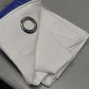 MIULEE Pure White Room Darkening Curtains for Bedroom Living Room 63 Inches Long 2 Panels, Thermal Insulated Energy Saving Drapes Solid Grommet Top Noise Reducing Window Treatments 40x63 Inch