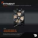 Dorman 620-241 A/C Condenser Fan Assembly Compatible with Select Acura / Honda Models