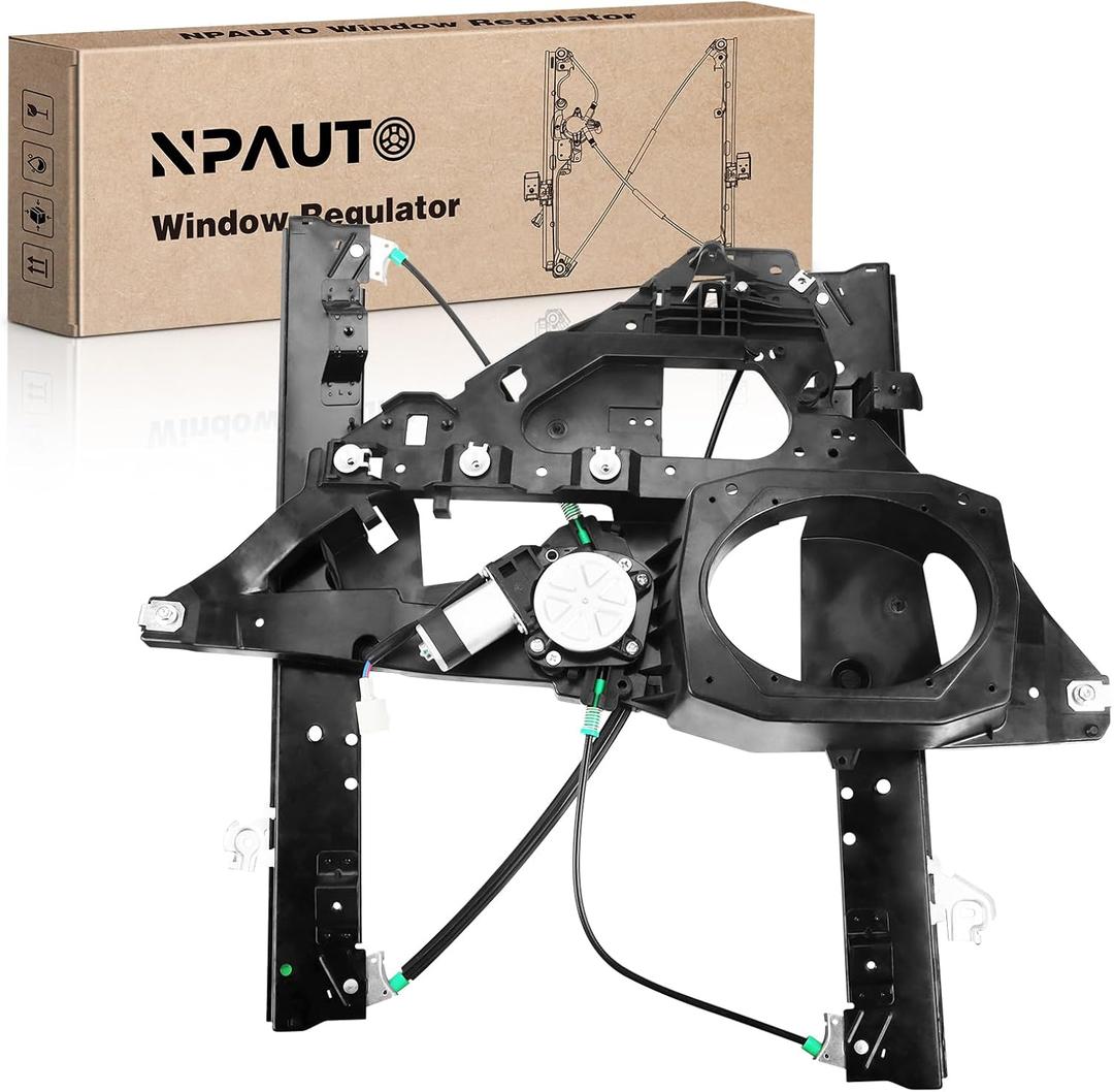 Front Driver Side Power Window Regulator with (2-Pin Motor) Panel fit for 2003 2004 2005 2006 Ford Expedition Lincoln Navigator, 741-178, Left Front Driver Side Power Window Regulator with (2-Pin Motor) Panel fit for 2003 2004 2005 2006 Ford Expedition Lincoln Navigator, 741-178, Left