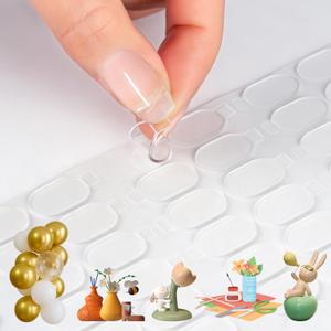 2 x Versatile Double-Sided Adhesive dots, Ideal for Making Posters, car Toys, DIY Crafts, Decorations, Party Balloons, and More. (200, 0.31 * 0.51IN)