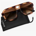 livho Trendy Polarized Square Aviator Sunglasses Women Men Square Eyewear Frame, Retro Sun Glasses for Women Men 2025 Shades