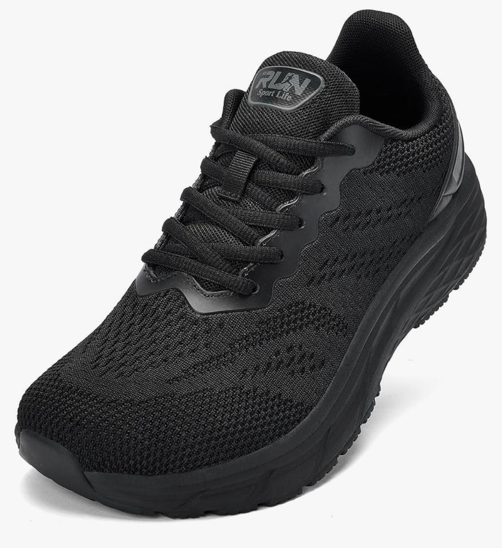 Slow Man Wide Toe Box Shoes for Men - Cushioned Road Running Shoe Non Slip Mens Walking Sneakers for Wide Feet Comfortable Athletic Gym Workout Sneaker, All Black, 43 Slow Man Wide Toe Box Shoes for Men - Cushioned Road Running Shoe Non Slip Mens Walking Sneakers for Wide Feet Comfortable Athletic Gym Workout Sneaker, All Black, 43