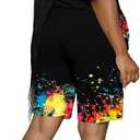 2 Piece Sets for Women Summer Casual Short Sleeve Top and Short Workout Jogger Sets (L)