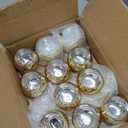 Homemory 24 Pcs Gold Votive Candle Holders, Round Mercury Glass Candle Holder, Tealight Candle Holders for Table Centerpieces, Baby Shower,Anniversary, Wedding, Home Decor, Halloween, Christmas