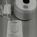 Dental Ultrasonic Retainer Cleaner Machine - Dental Cleaning Pod for Denture, Mouth Guard, Aligner, Night Guard, Braces, Toothbrush Heads, Jewelry, 45kHz Retainer Cleaner with Digital Timer & 200ML (White)