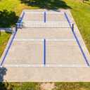 Reusable Pickball Court Stencil Kit – 44x20 ft Full-Size Stencil, Durable Plastic Court Liner for Concrete, Easy Setup with Complete Accessories (Not Paperboard)