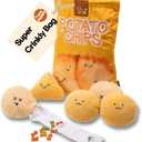 YEPPUPPY Sniffing Play for Mental Stimulation& Hide & Seek Plush Treat Dispenser  Boredom-Busting Interactive Burrow Dog Toy  Snuffle Puzzle Enrichment Gamewith Crinkle Chip Bag Design