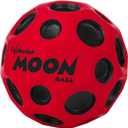 Waboba The Original Moon Ball - Hyper Bouncy Ball - All Ages Extreme Bounce and Fun - Perfect for Active Play and Outdoor Games (Red)