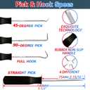 KEZE 826 Pcs Universal SAE and Metric O-Rings Kit,Standard 32 Metric & Inch Sizes O ring Assortment in 2 Box with 4 Piece Pick and Hook for Automotive Faucet Hydraulics Hose Air and Gas Sealing Repair