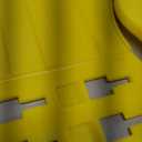 MAPOTAD Pool Skimmer,Hands Free Pool Leaf Skimmer,Work with Most Skimmer Systems on Above-Ground and in-ground Pools,6.7 Inches to 4 Inches (Yellow)