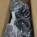 Favoyard Extra Large Collapsible Wagon Carts Foldable 220L & 360LBS Portable Folding Wagons with All-Terrain Wheels & Brakes Heavy Duty Outdoor Utility Carts for Grocery Camping Shopping Sports Garden (Black)