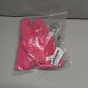 Women Y2K Crop Tops Short Sleeve Ribbed Knit Shirts Cute Bow Embroidery Tee Shirts Teen Girls Slim Fitted Baby Tees (Large, Fuchsia)