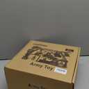 87-in-1 Army Men Toys Sets for Boys 4-7 8-12 , Military Base/Truck/Helicopter/Kayak Boat/Motorcycle/Army Men Action Figures/Weapon Gears, Army Toys for Boys Kids Birthday Gifts Party Favors