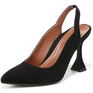 Vionic Women's Zinnia Adalena Dress Pump- Supportive Ladies Dress Back-Strap Heels That Include Three-Zone Comfort with Orthotic Insole Arch Support, Medium Fit Shoes for Women, Sizes 7 Medium