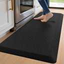 DEXI Anti Fatigue Kitchen Mat Cushioned, 20x60 Waterproof Runner Rug Black