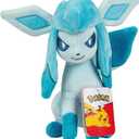 Pokmon 8" Glaceon Plush - Officially Licensed - Eevee Evolution Figure - Authentic Soft Stuffed Animal Toy - Christmas Stocking Stuffer Gift for Kids, Boys, Girls - 2+