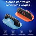 Gorixer Mouse Controller for Nintendo Switch 2 Joypad, Wear Resistant Game Switch Handle Case Kit for JoyCon Controller