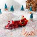 Fake Snow Artificial Snowflakes Glitter Snow Winter Twinkles Snow Decoration Plastic Sparkling Snow Confetti Fake Snow Powder for Winter Village Party DIY Craft (Colorful, 34 Ounce)