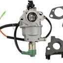 HURI Carburetor with Gasket for Titan TG6500 TG6500ES TG7500M TG8000 TG8500 TG8500M TG8500RC TG9000ES Honeywell HW7500 HW7500E HW7500EL 6039 6152 6052 7500 9375 Watt Generator