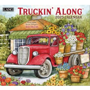 LANG Truckin' Along 2025 Wall Calendar (25991002010)