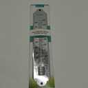 La Crosse 204-1550-INT 19.50" Galvanized Metal Analog Vertical Thermometer