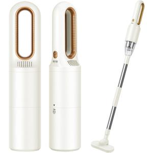 2-in-1 Mini Cordless Vacuum Cleaner, Handheld Vacuum Cleaner, USB Rechargeable Car Vacuum Portable, Quickly Dust Removal, for Hardwood Floor, Carpets, Pet Hair, Car, Office & Home Cleaning