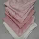 Berlune 6 Pcs Velvet Throw Pillow Covers 18" x 18" Decorative Cushion Cases Soft Pillowcase for Picnic Coquette Party Accessories Bedroom Living Room Decor, No Inserts (Pink Series)