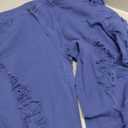 SperLucky Plus Size Jeans for Women Blue High Waisted Distressed Casual Jeans (3X-Large)