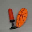 ABAJI Mini Basketballs Orange 2 Pack 5" Set with Pump Needle Durable Material for Mini Hoop 3+ Years Toddlers Kids Teenagers for Pool Indoors Outdoors