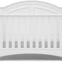 Delta Children Perry 6-in-1 Convertible Crib - Greenguard Gold Certified, Bianca White