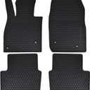 Car Floor Mats Custom Fit for Mazda 6 2023 2022 2021 2020 2019 2018 2017 2016 2015 2014 Odorless Washable Heavy Duty Rubber (All Weather) Floor Liners Front and Rear Row Set Black