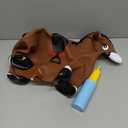 INPANY Bouncy Horse Hopper Toys, Toddlers Bouncing Farm Animals, Inflatable Jumping Hopping Horse, Ride on Rubber Bouncer for Kids, Outdoor Indoor Cool Birthday Gifts for 2 3 4 Year Old Girl Boy