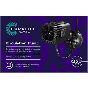 Coralife BioCube Aquarium Fish Tank Circulation Pump For Up To 32 Gallons, 250 GPH