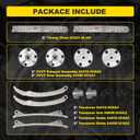 14 PCS Engine Timing Chain Kit w/Gear & Tensioner, Compatible with Kia Sedona Sorento Stinger, Hyundai Genesis Azera Palisade 2012-2022 3.3L 3.8L # 24321-3L100 24370-3CGA0 24350-3CGA