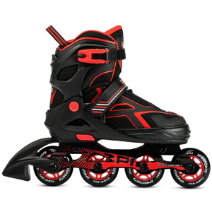 2PM SPORTS Torinx Green Boys Adjustable Inline Skates, Fun Beginner Roller Skates for Kids, Youth, Girls, Men and Women Small