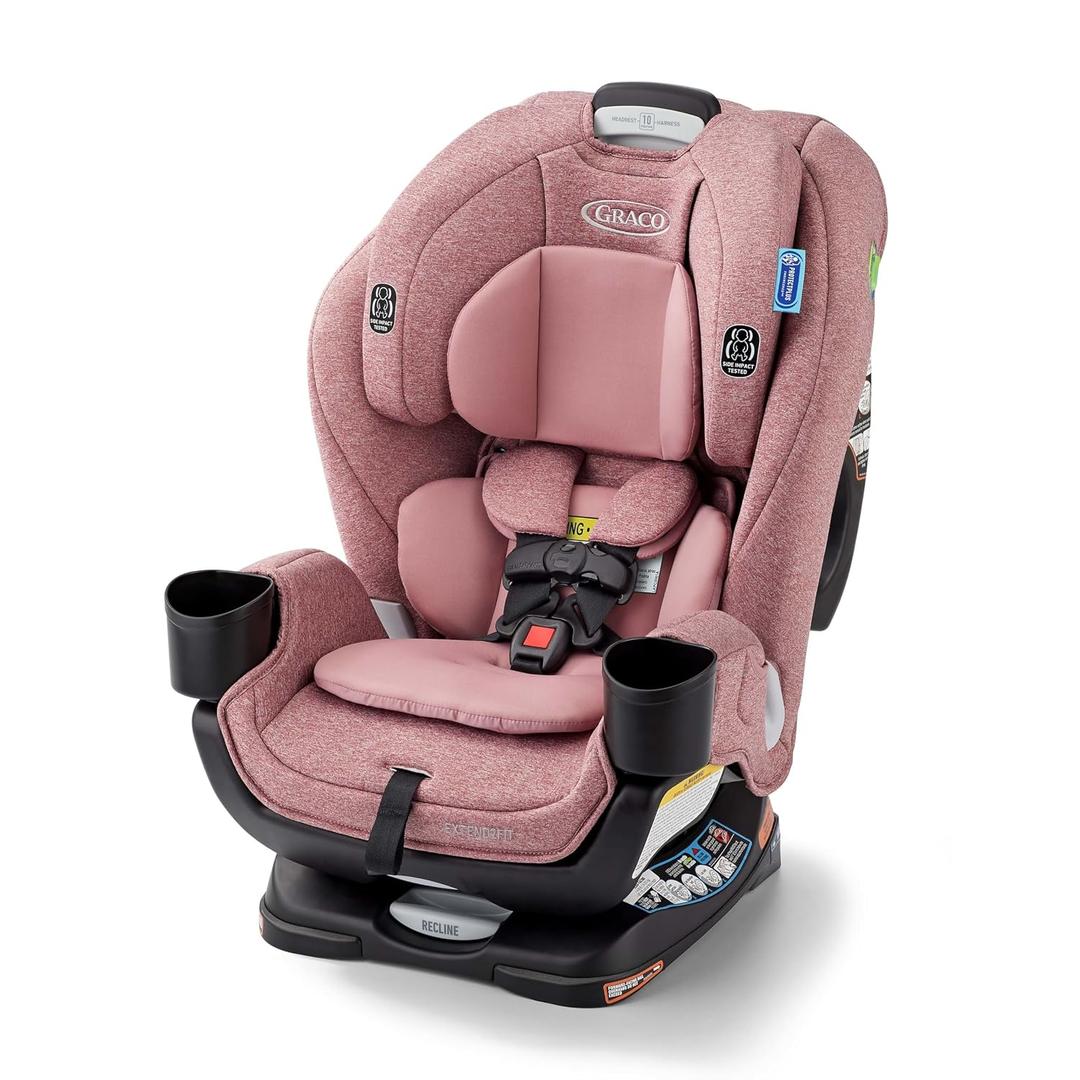 Graco Extend2Fit 3-in-1 Convertible Car Seat, 3 Modes Rear Facing, Forward Facing Baby Car Seat and Highback Booster Seat, Adjustable Extension Panel for Extra Legroom, Talia, Manufactured 1/3/26