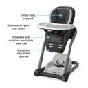 Graco Blossom 6 in 1 Convertible High Chair Sapphire