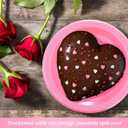 Mimorou 200 Pcs Plastic Dessert Plates 6 Inch Disposable Round Dinner Cake Plates Bulk for Wedding Birthday Picnic Salad Appetizer Party Supplies(Pink)